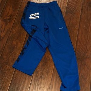 Nike blue drifit pants size XL